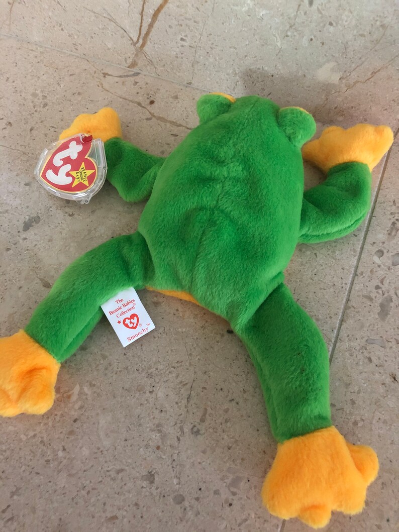 Smoochy the Frog Beanie Baby - Etsy
