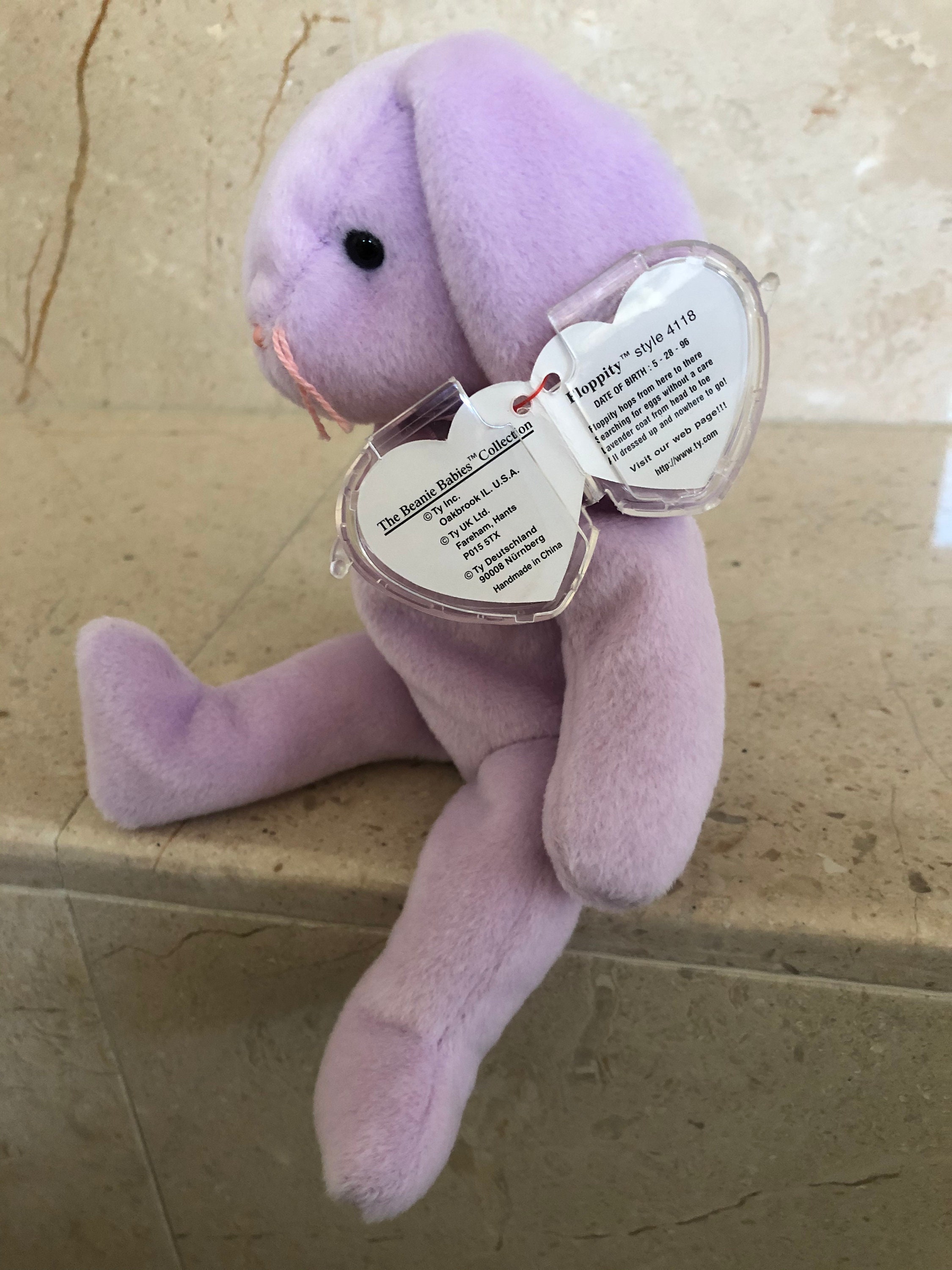 Hippity Hoppity Floppity the Bunnies Beanie Babies Etsy Canada