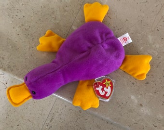 Patti the Platypus Beanie Baby Original 9