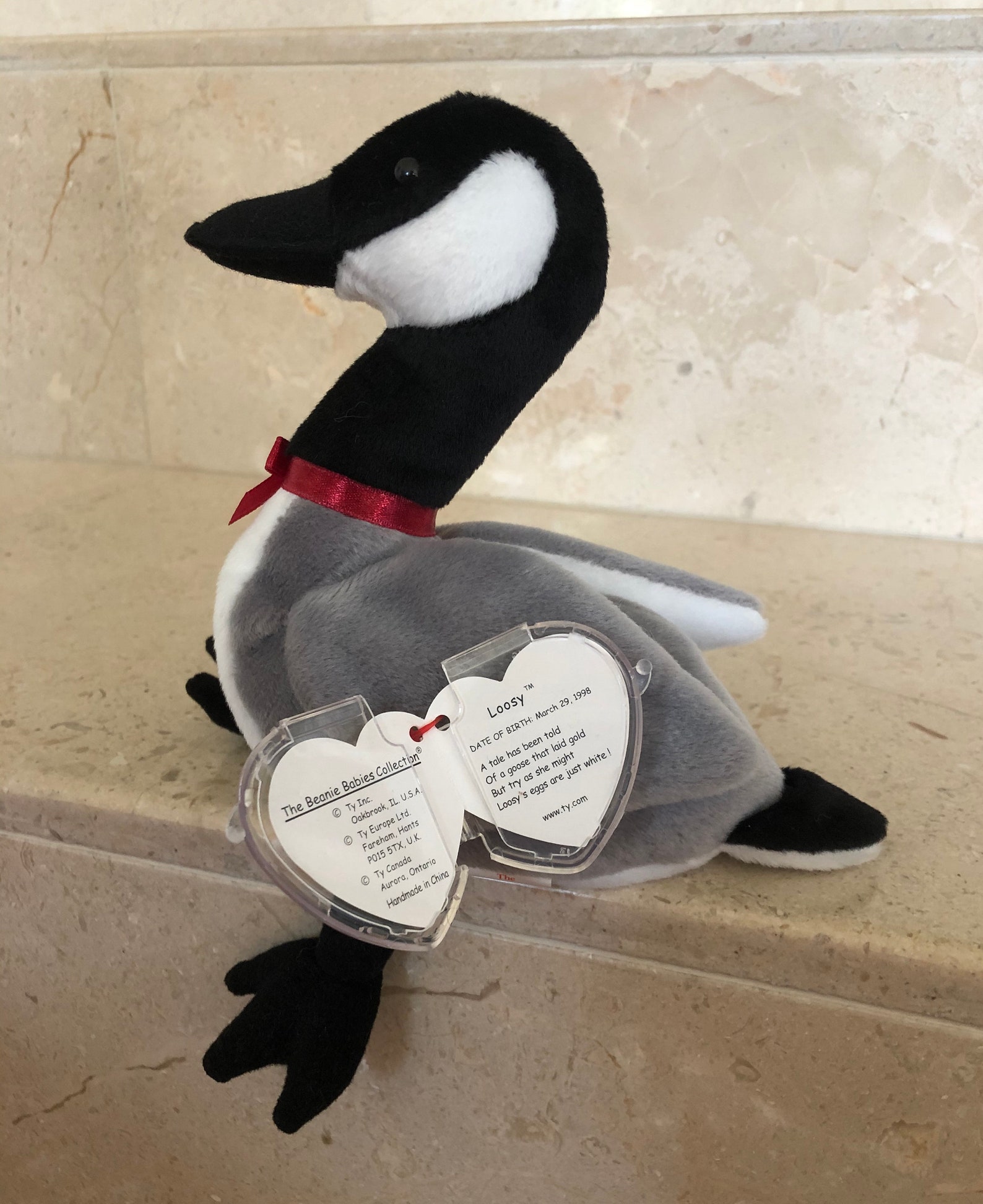 Loosy the Canadian Goose Beanie Baby Etsy