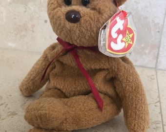 Curly the Bear Beanie Baby