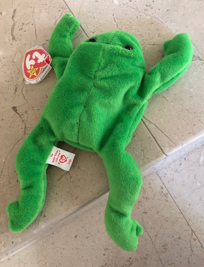Legs the Frog Beanie Babyoriginal 9 Etsy