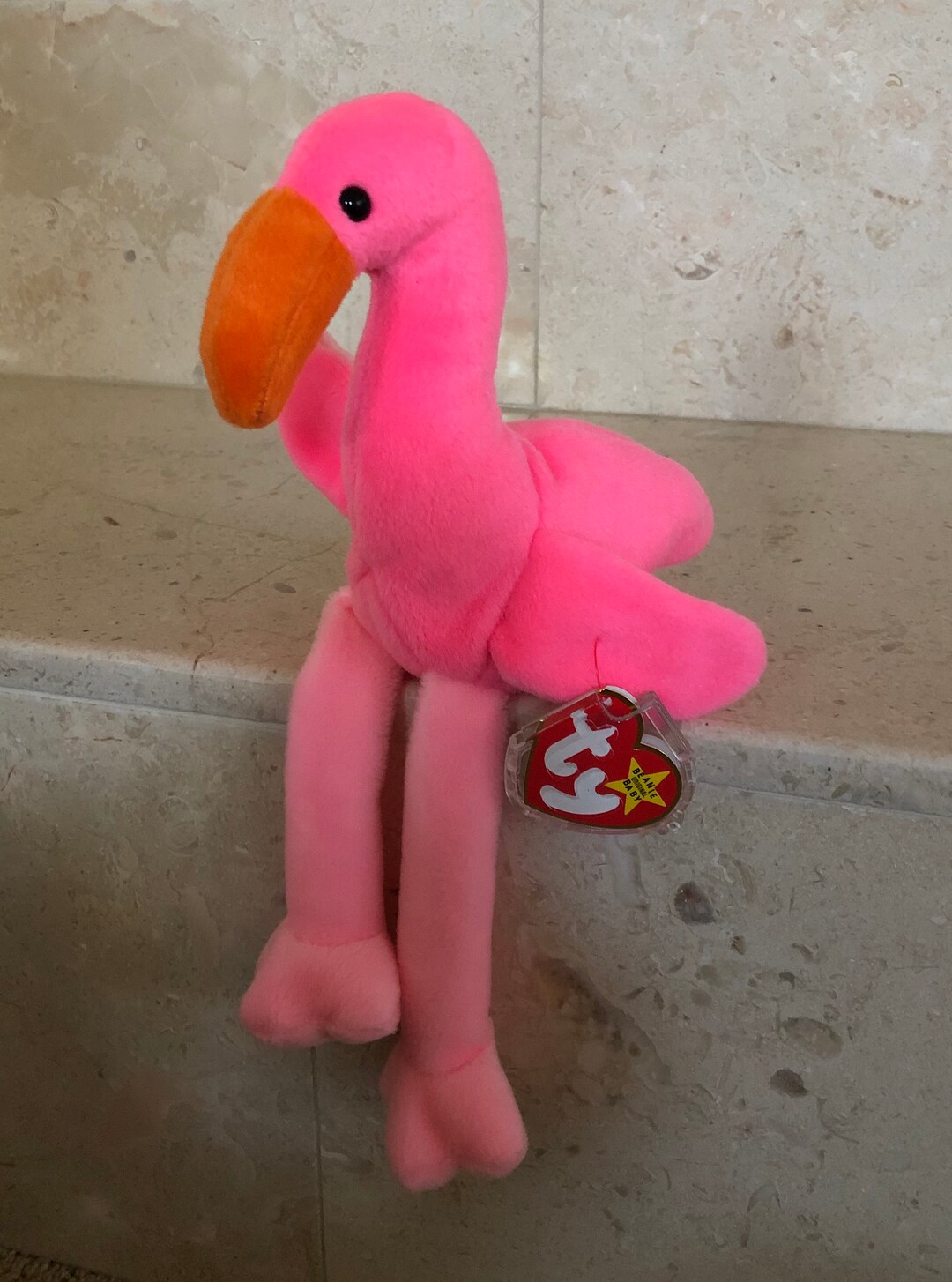 Pinky the Flamingo Beanie Baby Etsy