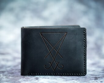Satanic Wallet Etsy Satanic Wallet Etsy