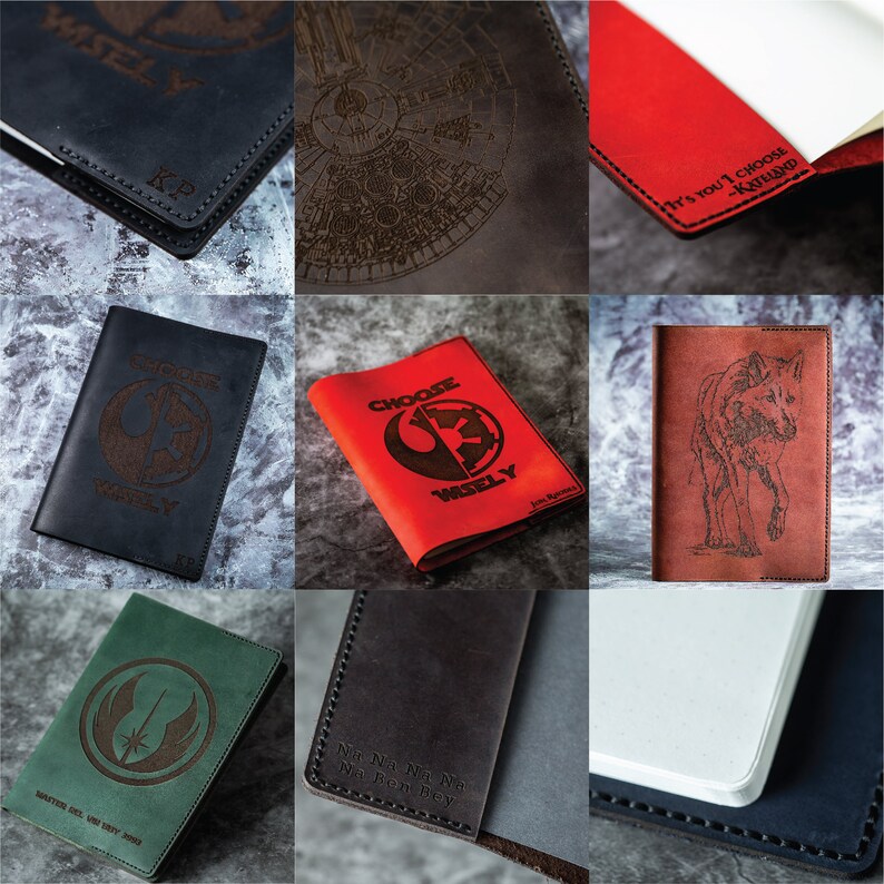 Goth Satanic Sphynx Cat Occult Leather Journal Notebook Cover Etsy