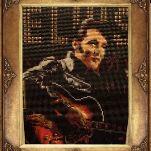 Elvis with Mic Diamond Painting - 90x70cm / Full Round Drill - Diamond  Painting Hut