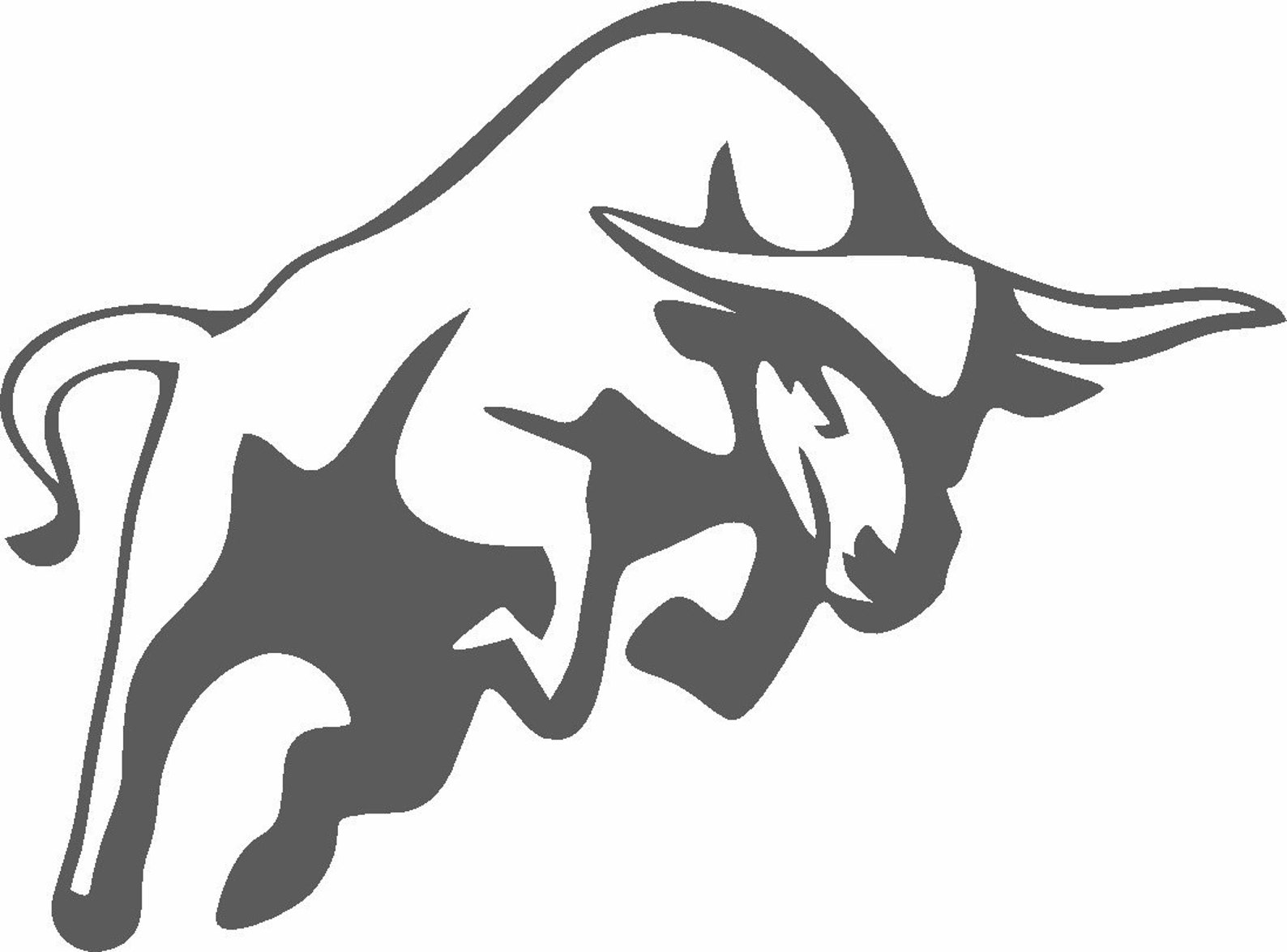 Bull Sticker Decal bull Wall Art Perfect for Walls Etsy