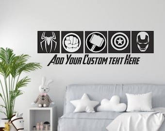 Avengers Room Decor for Boys Girls Kids Adults Marvel Avengers Decorations Artwork Wall Art Ultimate Bundle ~ 72 Pcs Avengers Posters Decals for Walls Laptop Car Stickers