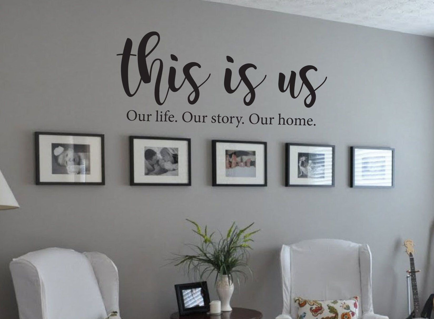 This Is Us Wall Decal Sticker Home decor Wall quote Sticker Etsy