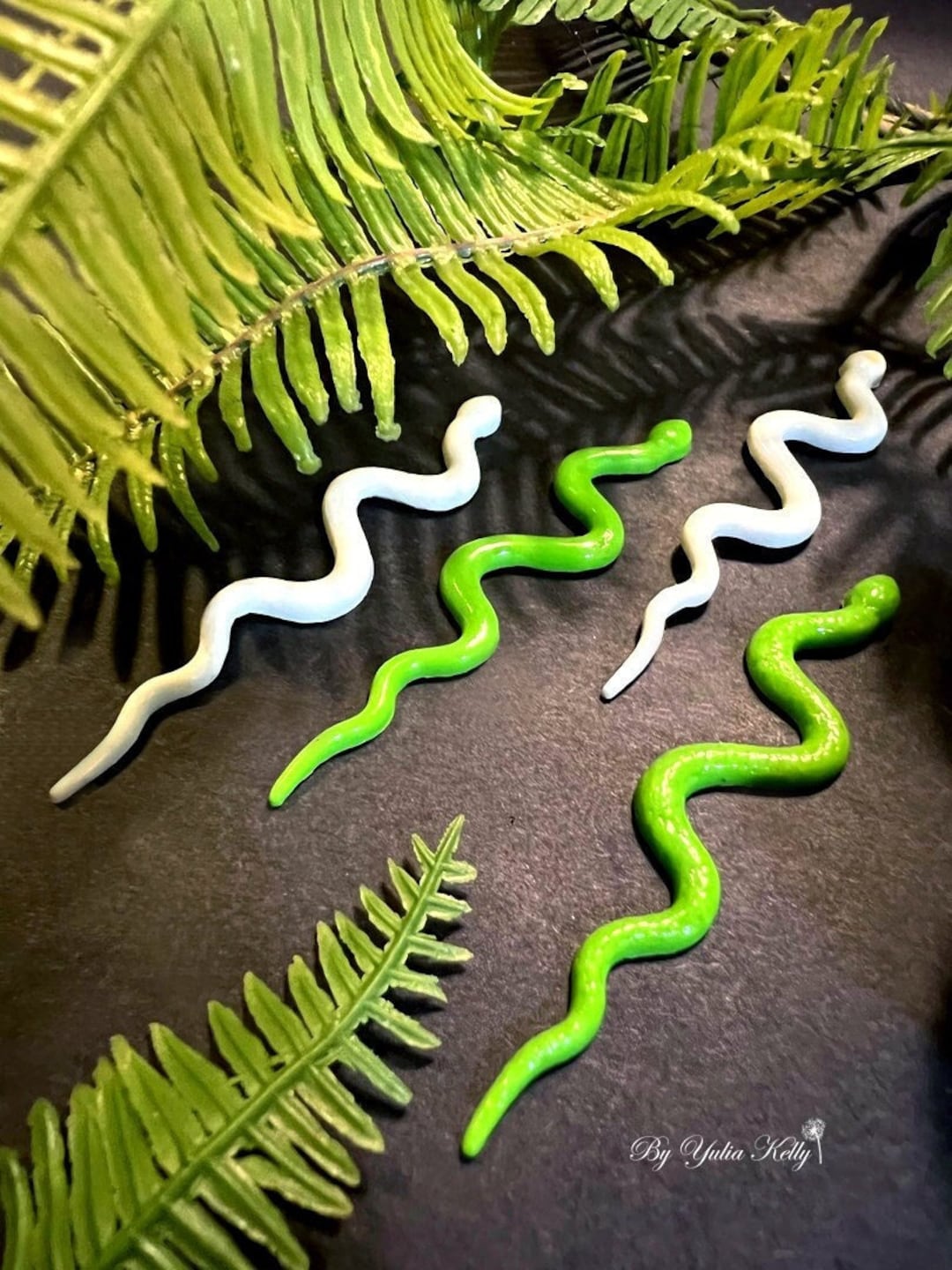 Handmade Epoxy Resin Snake Beads, Reptile Jewelry Making - Etsy