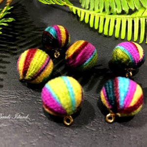Colored Fluffy Ball Beads, Fluffy Beads, Handmade Craft, Fluffy Ball Fittings, Soft Ball Beads, Fluffy Wool Ball Charm, Colored Wool Beads