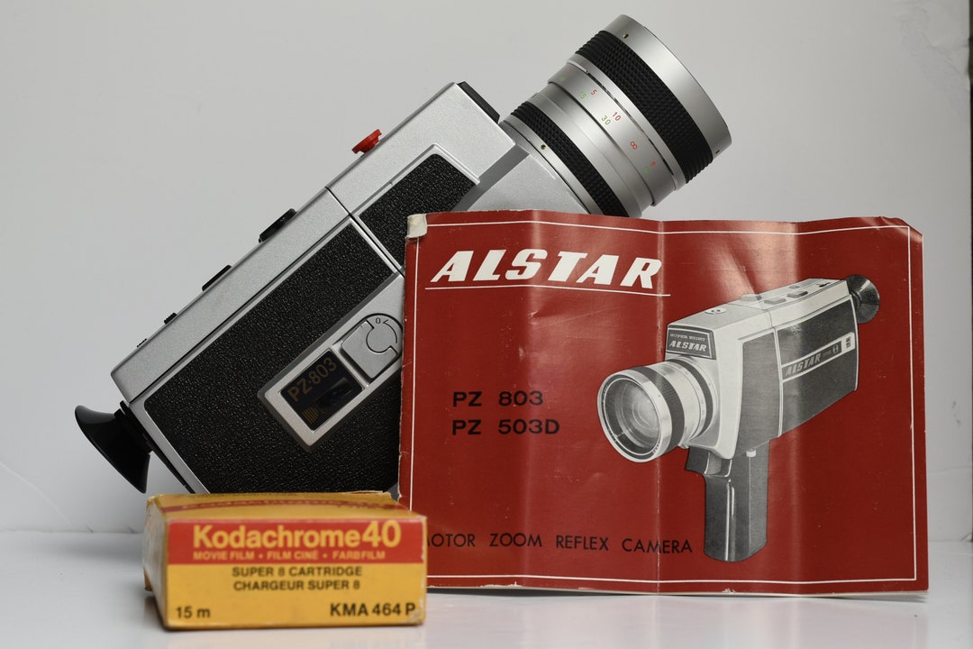 Alstar PZ 803 8mm Movie Camera, Excellent Condition** - Etsy