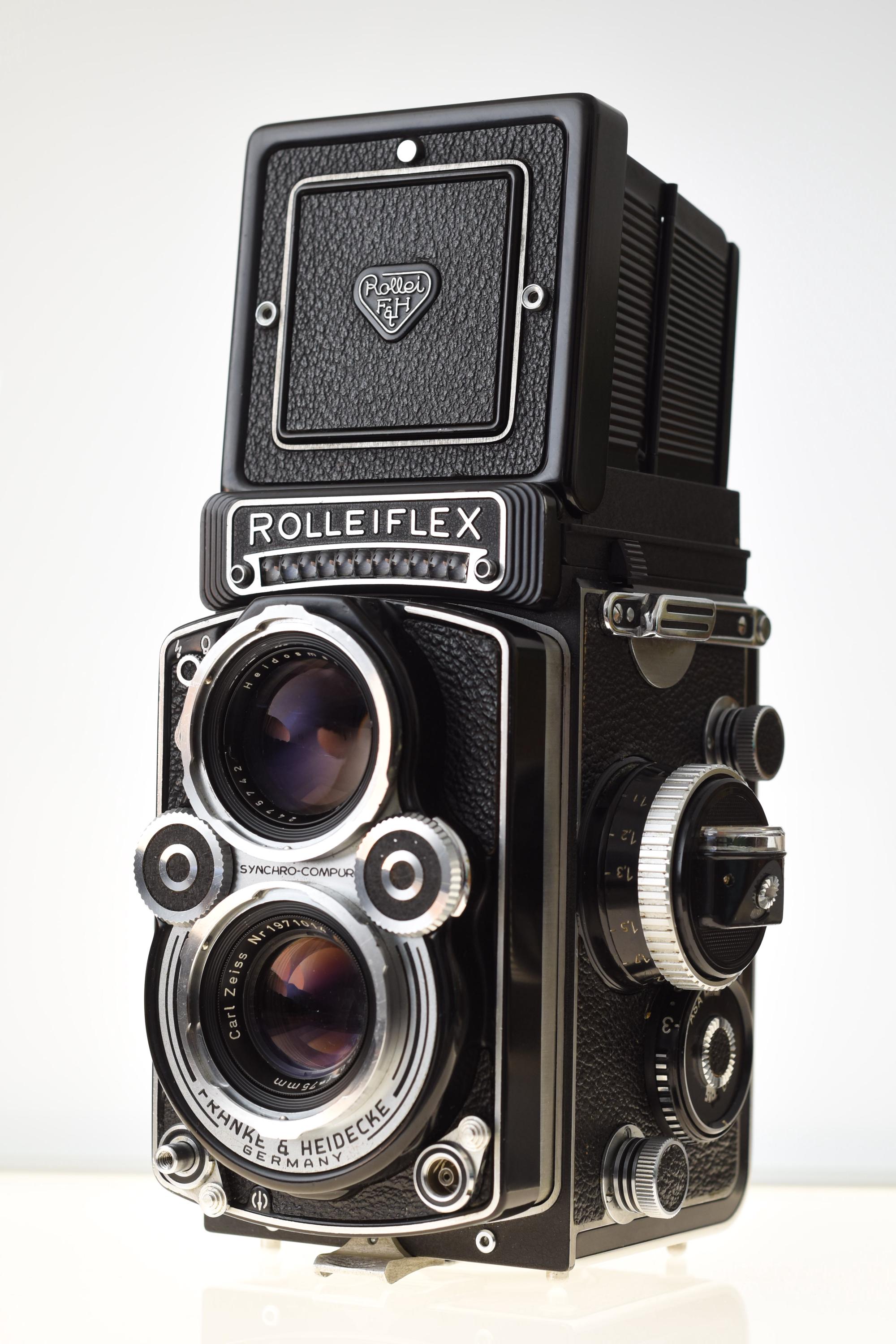 Rolleiflex 3.5 Planar - Appareil Photo 35mm Révisé, Très Bon état Avec Accessoires Rares