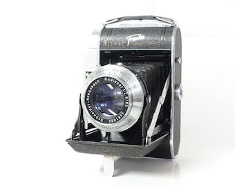 Franka Solida III Synchro Compur 1960 folding camera 6x6 medium format Excellent condition ***