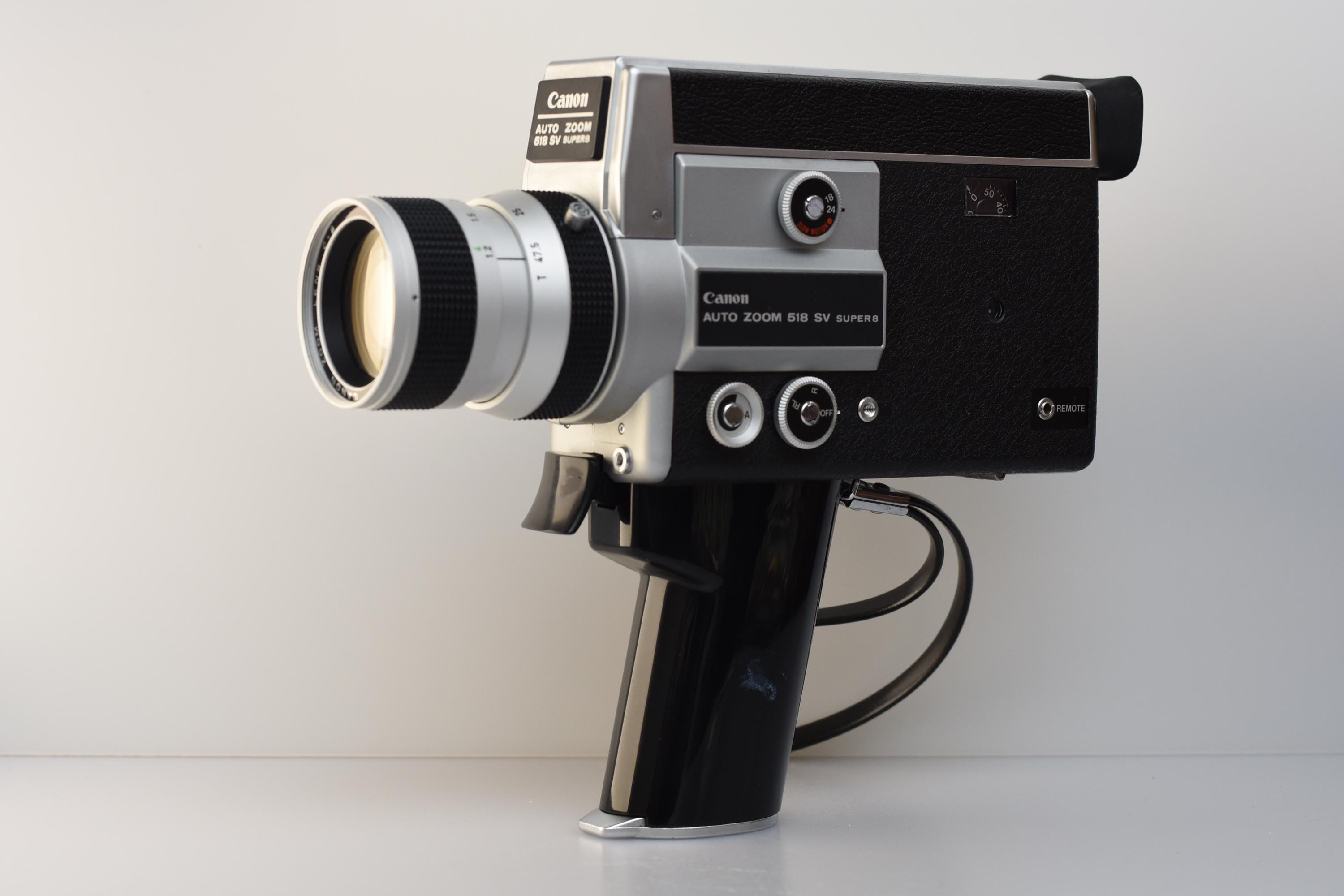 キヤノン8ミリフィルムカメラAUTO ZOOM 518 SV SUPER 8 Canon Auto Zoom 518 SV 8mm Movie Camera Mint Condition*** - Etsy