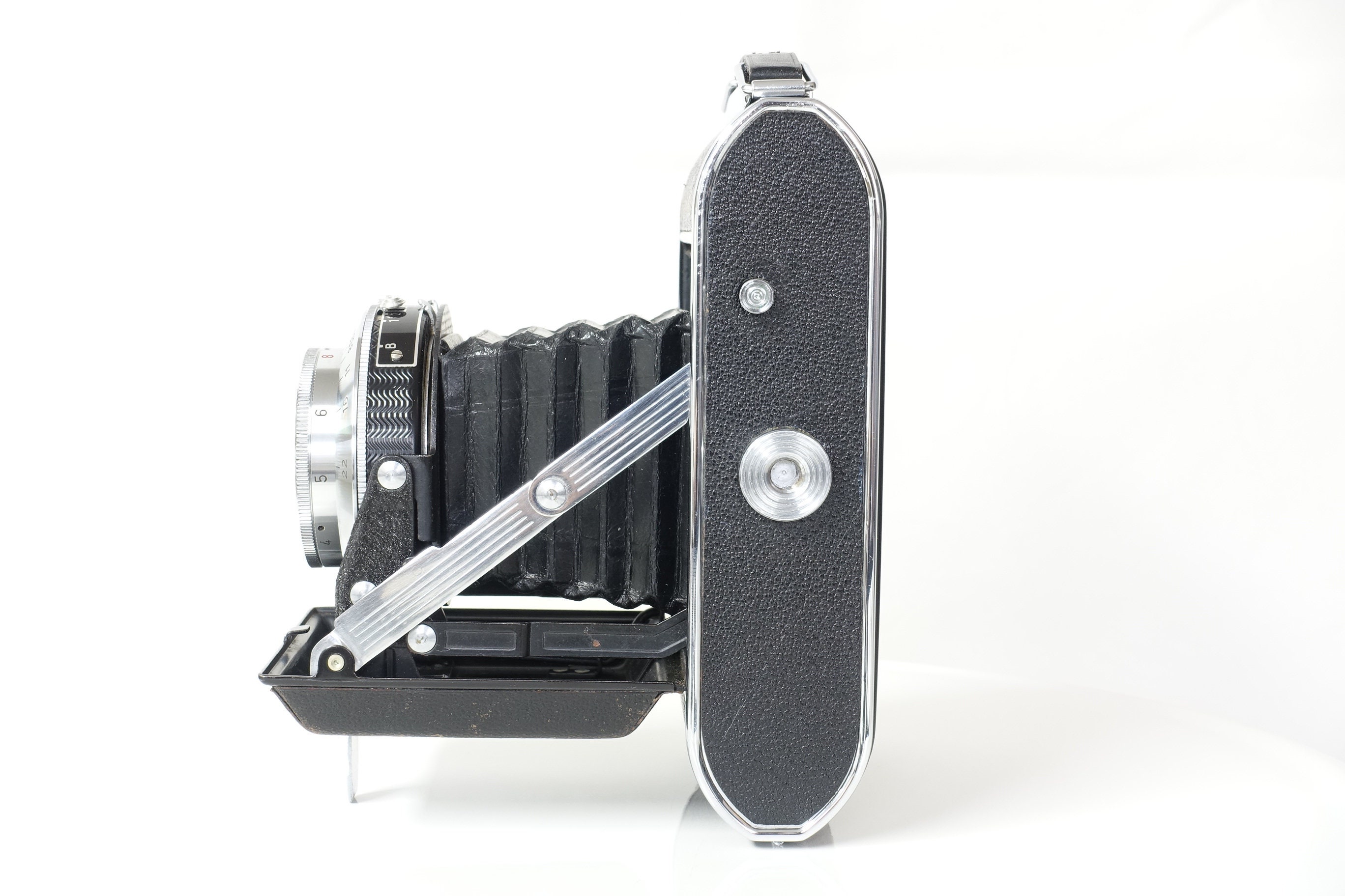 【美品・動作良好】Franka Solida III 中判カメラ 6x6 Franka Solida III Synchro Compur 1960 折りたたみ式カメラ 6x6 中判