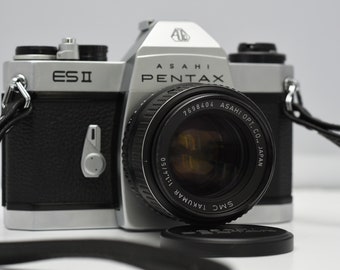 ヴィンテージ ハネウェル アサヒ ペンタックス ES II 35 mm レンズと