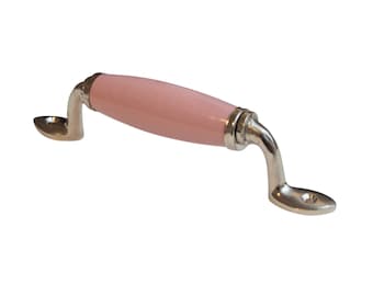 Furniture handles ceramic porcelain cupboard handle kitchen handle pink country house style