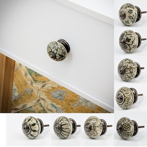 Meubelgrepen, knoppen voor kasten en lades, groene M4-schroefdraad, eenvoudige installatie