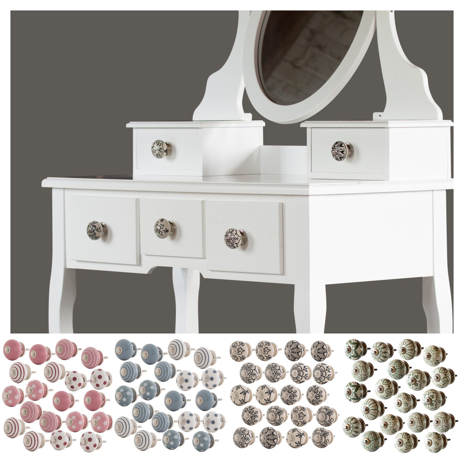 8 | 12 | 20 | ENSEMBLES | Boutons et poignées de meubles pour armoires, portes et commodes | par Knober