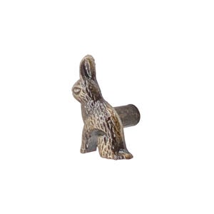 Animal-shaped iron knobs | Vintage animal-design furniture knobs | Drawer handles with screws | Decorative handles for dressers, wardrobes & children's rooms image 10