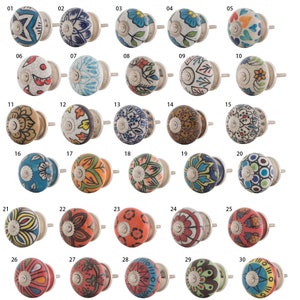 30 DESIGNS | Furniture knobs and handles for cabinets, doors, and dressers | Knober | galvanized | rust-free | M3 thread