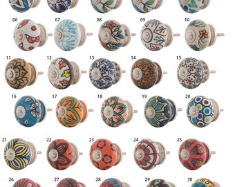 30 MODÈLES |   Boutons et poignées de meubles pour armoires, portes et commodes | Bouton | galvanisé | sans rouille | filetage M3