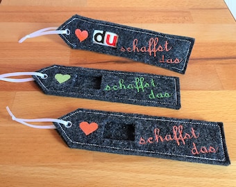 Schokohülle als Glücksbringer für Prüfungen, als Mutmacher, zur Aufmunterung oder als kleine Anerkennung