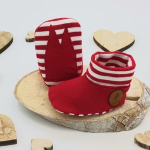 Calzini per neonati in jersey di cotone con motivo cattedrale di IRiZ DESIGN