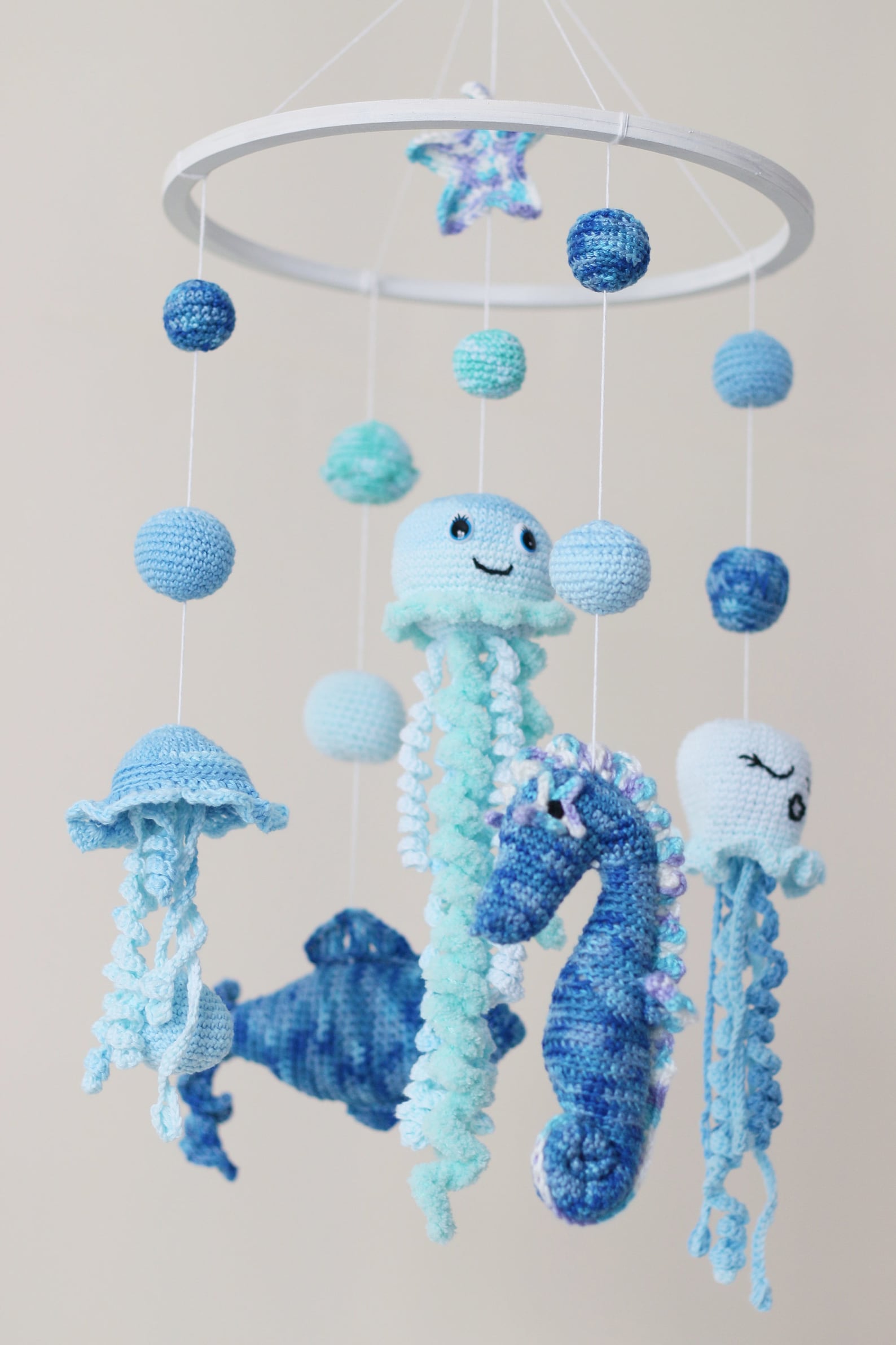 Ocean baby mobile nautical crib mobile under the sea Etsy
