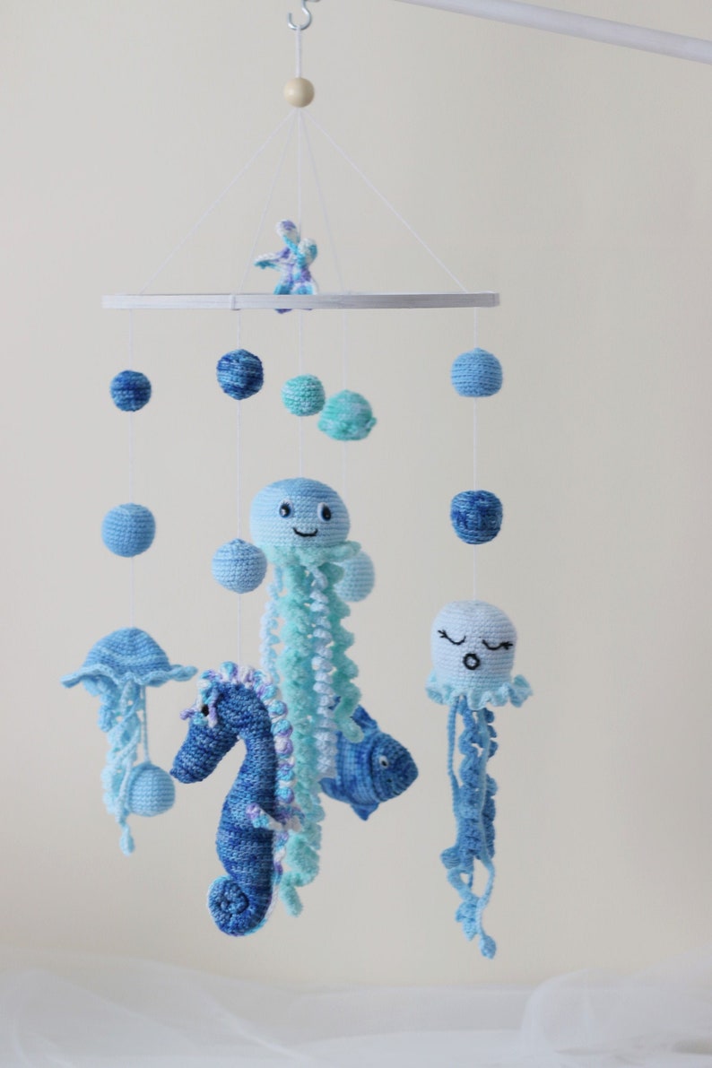 Ocean baby mobile nautical crib mobile under the sea Etsy