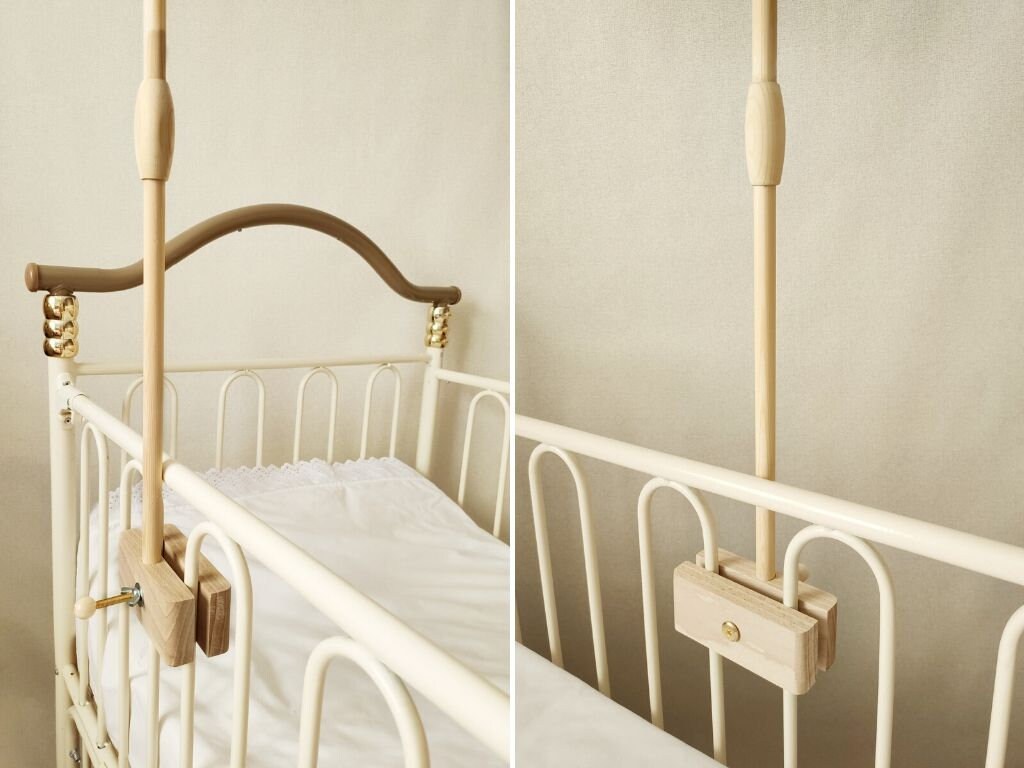 Crib Mobile Arm White Wooden Baby Mobile Holder Mount for Etsy