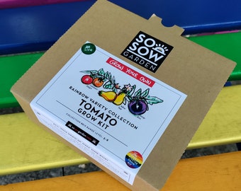 Grow Your Own Tomatoes - Tomato Grow kit - Tomato Variety Pack - Tomato Varieties - Variety Kit - Rainbow Tomatoes - Pride Gift - LGBTQ Gift