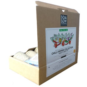 Grow Your Own Chilli Peppers Chilli Grow kit Chilli Pepper Collection Chili Varieties Variety Kit image 7