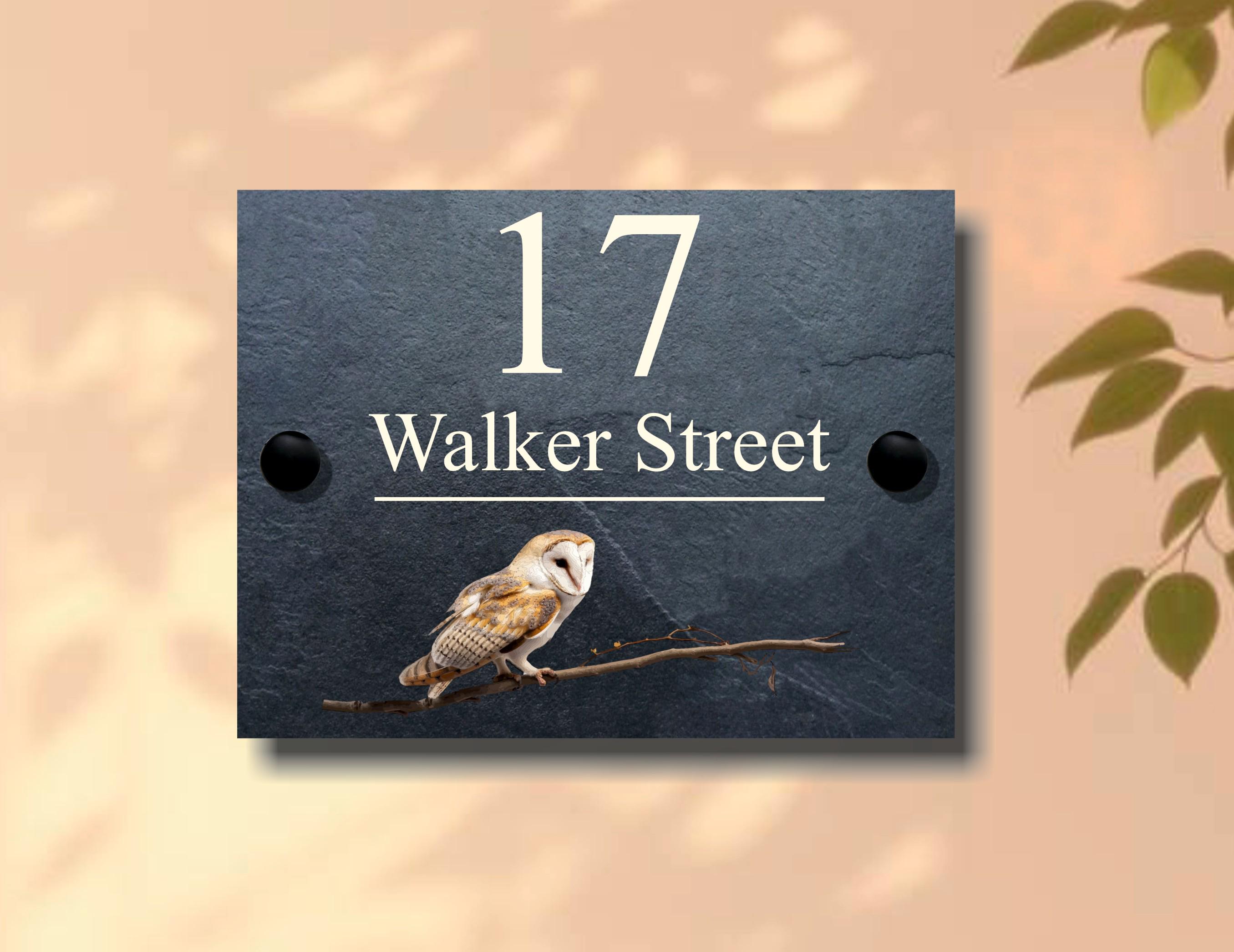 Barn Owl House Name Sign | Black Country Metalworks - View #4