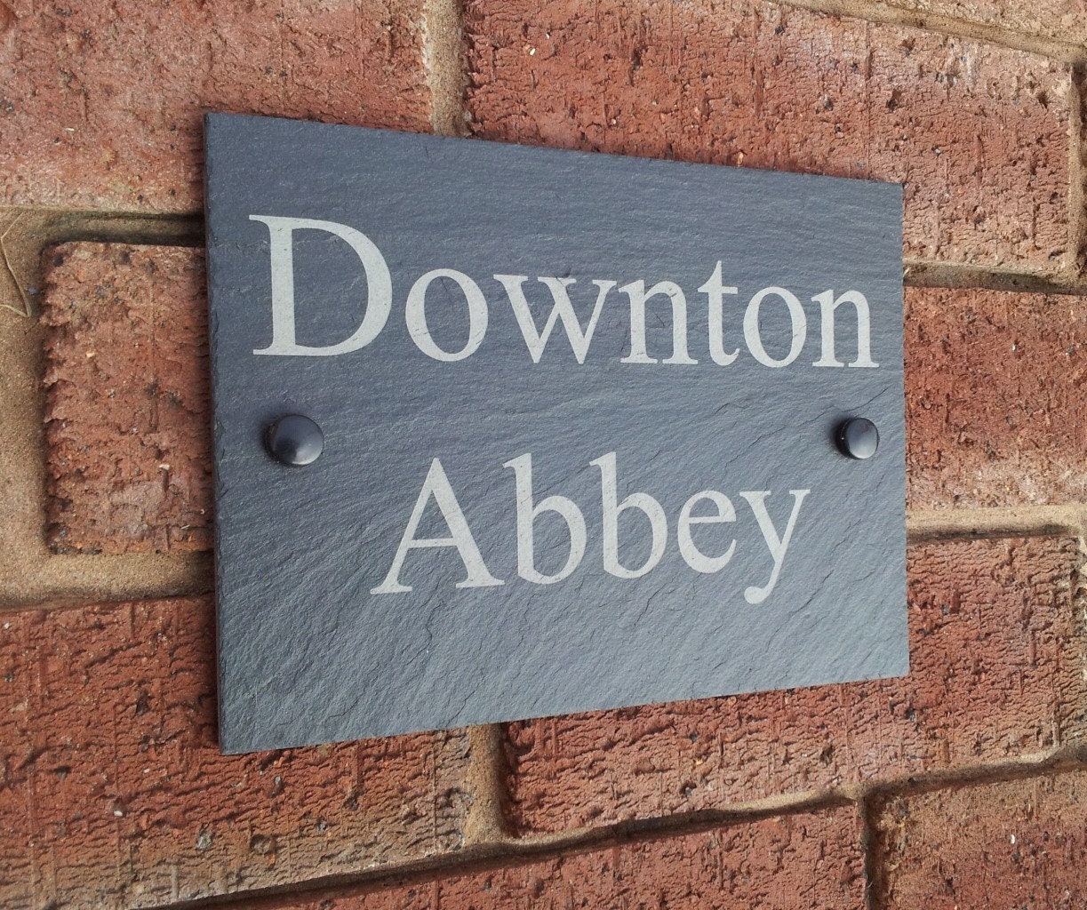 Laser Engraved Inexpensive Slate House Door Signs All Sizes Etsy UK