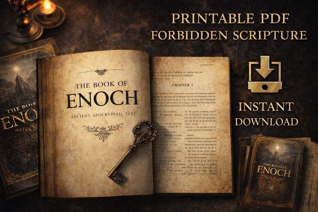 Forbiden Scripture Book of Enoch Printable PDF | Forbidden Bible Text | Ancient Scripture ...