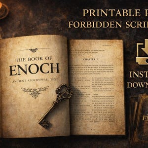Livre d'Hénoch PDF imprimable | Texte biblique interdit | Écritures anciennes | Télécharger l'éveil spirituel