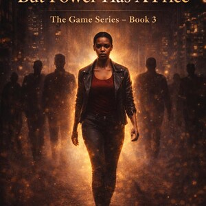 May include: Book cover featuring a woman in a black leather jacket and dark pants, walking towards the viewer. The title reads "Still Yours... But Power Has A Price." The author's name, J. Souley, is at the bottom.