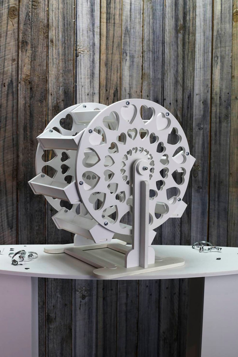 Ferris Wheel Candy Cart 10mm White Plastic Various Size Etsy