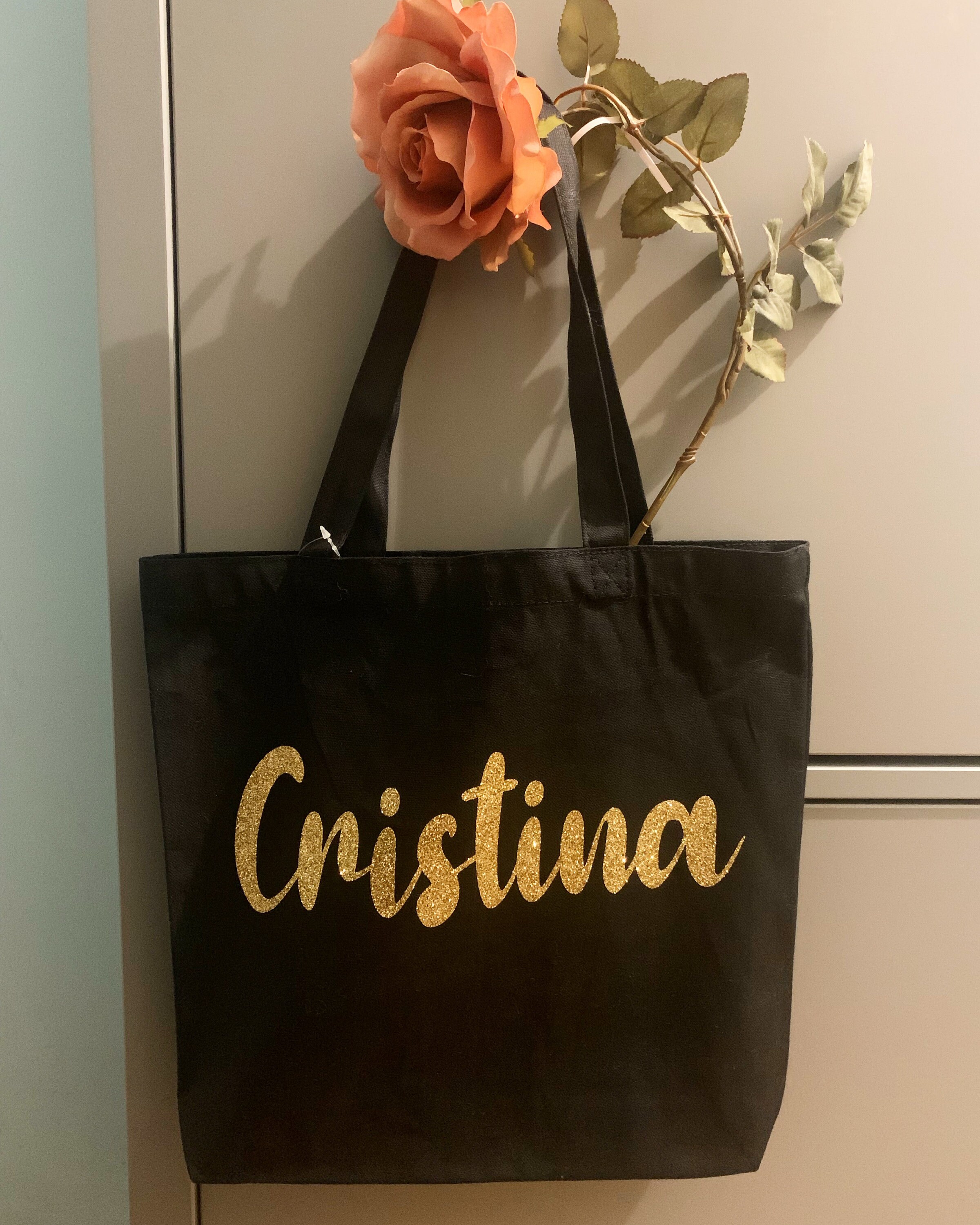 Personalised Tote Bag Any Name Tote Bag Your Quote Tote Bag Etsy