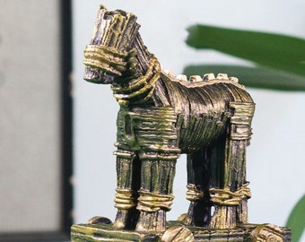 Ancient Greek Trojan Horse Statue Horse Sculpture Greek Mythology