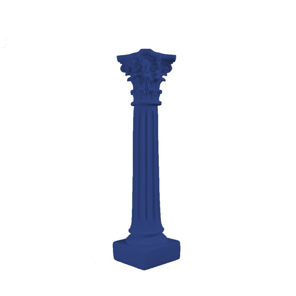 Greek Column, Pedestal Column, Corinthian Order, Marble Sculpture, Greek Architecture, 25cm-10in