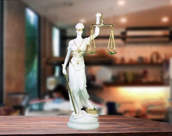 Lady Justice Statue Sculpture Handmade, 44cm-17.5in