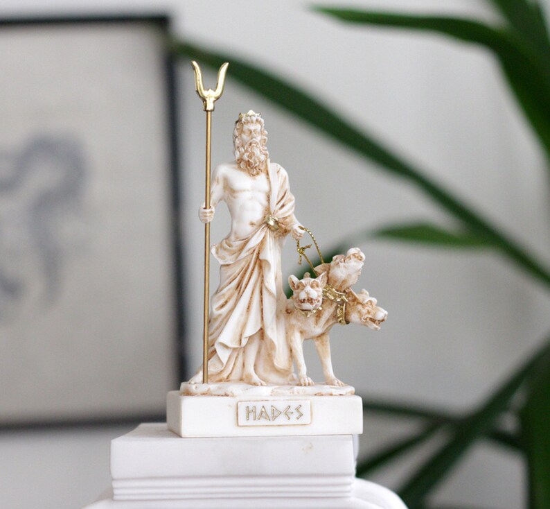 Statue dHadès Dieu grec des enfers sculpture grecque dieux Etsy France