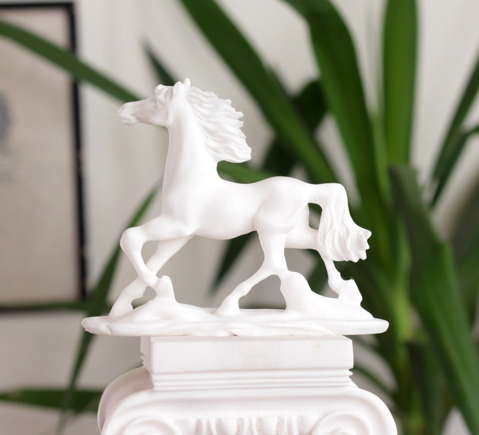 Horse Statue Horse Sculpture Marble Sculpture Horse Etsy