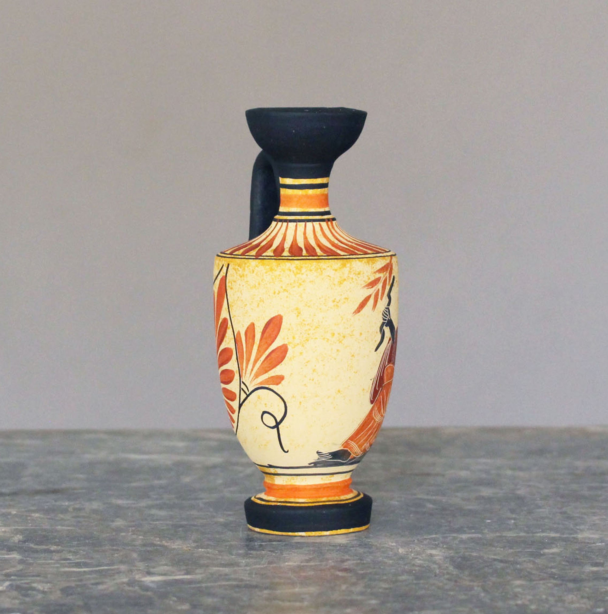 Greek Vase Zeus God Ceramic Pottery Handmade Amphora Etsy