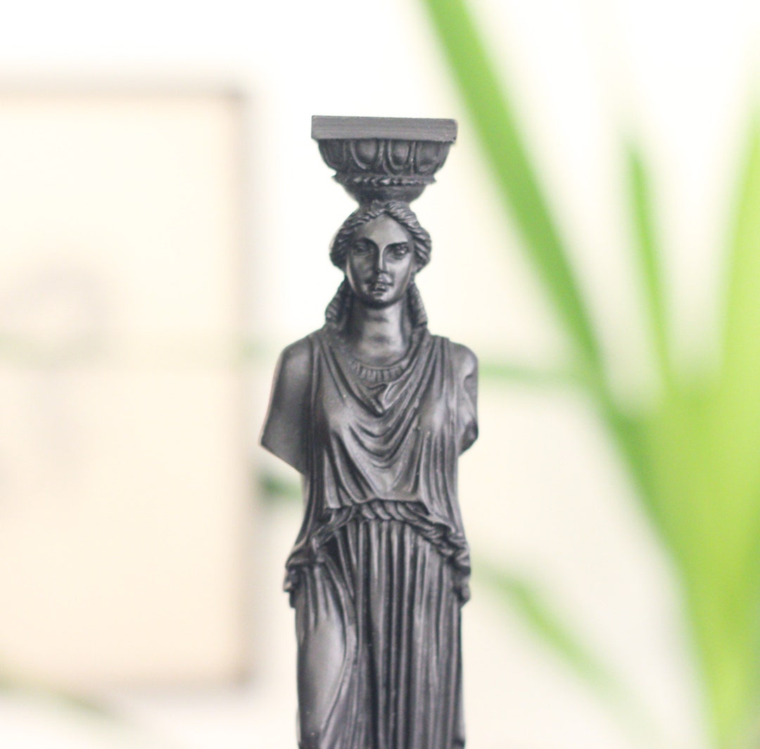 Caryatid Greek Statue Parthenon Statue Greek Sculpture Etsy