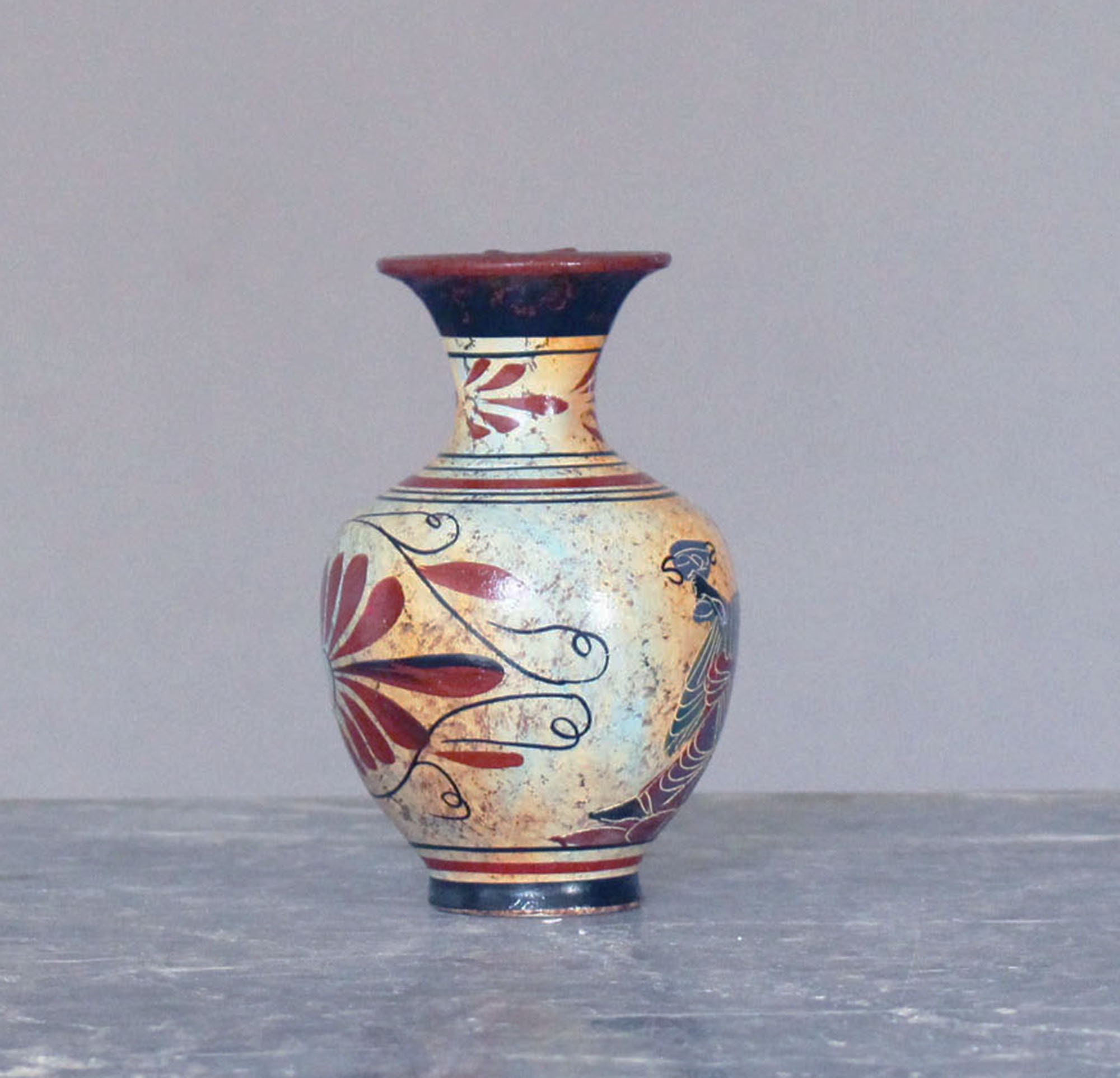 Greek Vase Dionysus God Ceramic Pottery Vase Handmade Amphora Etsy