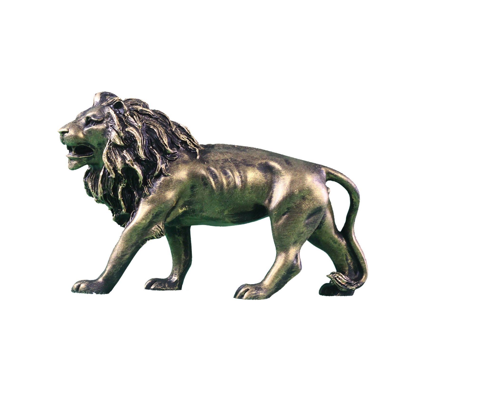 Lion Figurine Handmade Marble Lion Sculpture Home Decor Etsy